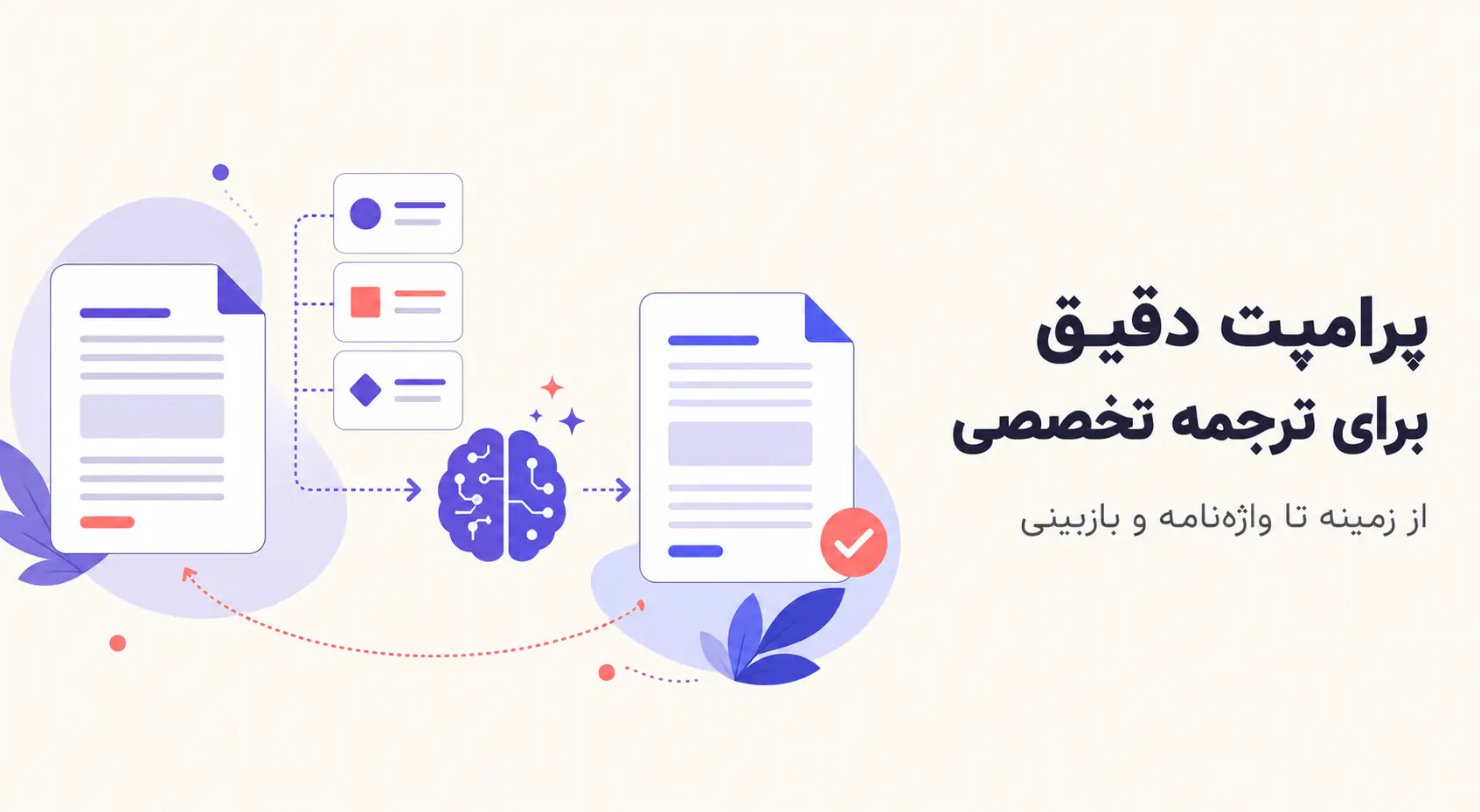 پرامپت مناسب برای ترجمه دقیق‌تر متن‌های تخصصی